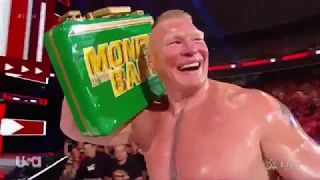 Brock Lesnar destroys Seth Rollins, Raw June 3, 2019