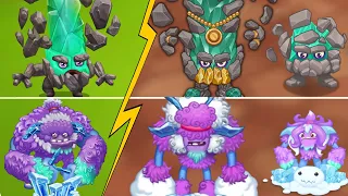 All Adult Celestials Comparison  | My Singing Monsters vs Dawn of Fire vs The Lost Landscapes