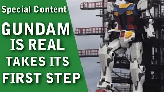 GUNDAM IS REAL! | Japan 60ft Gundam Takes It's First Step