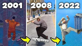 Evolution Of Ragdoll Physics Logic In GTA GAMES 2001-2022