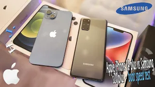 Apple iPhone 14 plus vs Samsung s20 plus  -  boot speed test