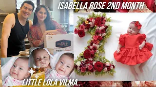 LITTLE LOLA VILMA PALA SI ROSIE NAIBA NA ANG LOOKS 😍 ISABELLE ROSE 2ND MONTH