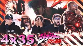 KIRA'S POWER IS BROKEN! JJBA Part 4 Ep 35 REACTION "Another One Bites the Dust, Part 1"