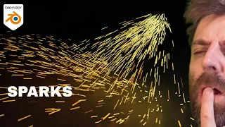 Making Sparks in Blender Beginner Tutorial