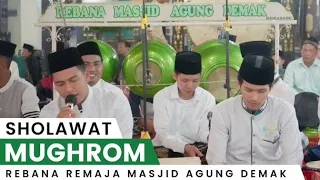 Sholawat Mughrom Rebana Remaja Masjid Agung Demak #remasade