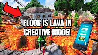 How To Make A Floor Is Lava Game In Your Fortnite Mini Battle Royale!