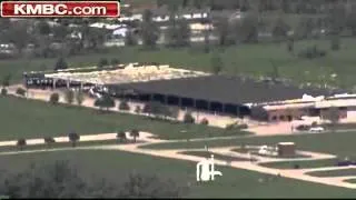 NewsChopper 9 Flies Over Wichita Tornado Damage