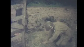 WW2 COLOR FOOTAGE - SAINT-COME-DU-MONT