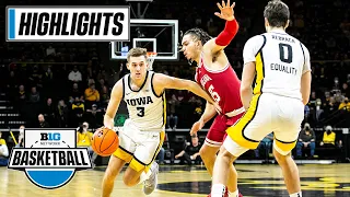 Indiana at Iowa | Big Ten Men's Basketball | Highlights | Jan. 13, 2022