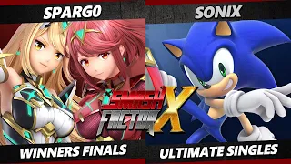 Smash Factor X Winners Finals - Spargo (Pyra Mythra) Vs. Sonix (Sonic) Smash Ultimate - SSBU