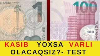 Varlı, yoxsa kasıb olacaqsınız? - BURADAN ÖYRƏNİN