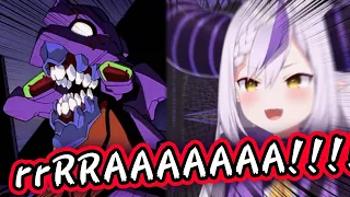 Laplus Eva Unit-01 Scream is Scary and Accurate 【ENG Sub/Hololive】