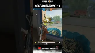 FF BEST HIGHLIGHTS PART-4 🔥 - Garena Free Fire Short Video #shorts