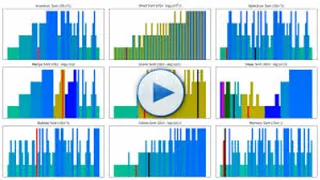 Interactive Sorting Algorithm Visualizer with Tkinter