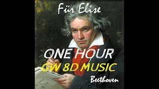 1 HOUR OF Beethoven 🎧 Für Elise 🔊 8D AUDIO🔊 Use Headphones 8D Music