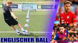 Schusstechnik Tutorial: „englischer Ball“ - Passtechnik wie Joshua Kimmich oder Xavi Hernandez ⚽️