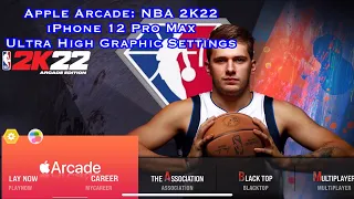 NBA 2K22 Arcade Edition (Apple Arcade) - iPhone 12 Pro Max - Ultra High Graphics Gameplay