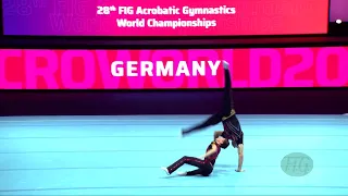 Germany (GER) - 2022 Acrobatic Worlds, Baku (AZE) - Balance Qualification  Men's Pair