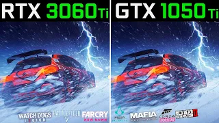 RTX 3060 Ti vs GTX 1050 Ti Test in 10 Games