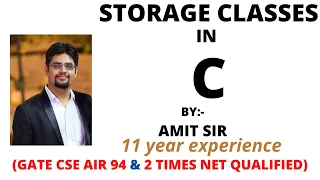 Storage Classes In C Auto, Extern, Static & Register Storage Classes: C Tutorial In Hindi | part 2