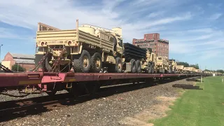 Union Pacific Army train. Sugarland Tx
