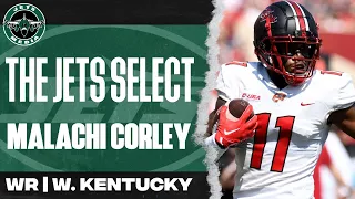 New York Jets Draft WR Malachi Corley REACTION 🔥 🟢 ✈️