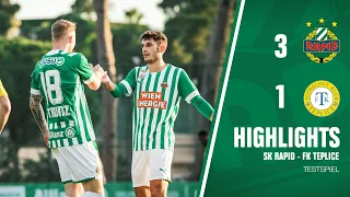 3 Tore im Test | Highlights: SK Rapid vs. FK Teplice