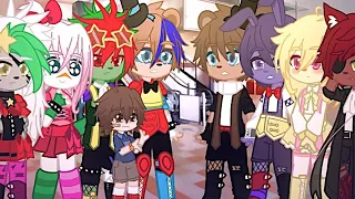 Fnaf 1+afton family meet Fnaf security breach // my AU // Gacha club