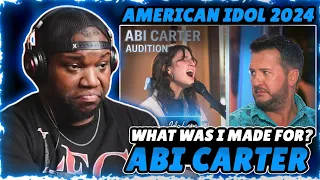 Abi Carter Stuns With "What Was I Made For?" (From Barbie) - American Idol 2024 | Reaction