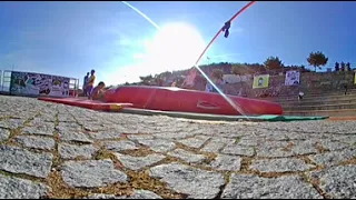 European Slackline Cup 360º video | Esneider Escudero Vs Nikolay Shelamov