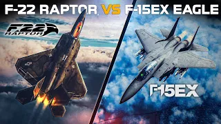 F-22 Raptor Vs F-15EX Eagle | Behind Enemy Lines | Digital Combat Simulator | DCS |