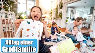 Alltag Großfamilie 😍 Papa Tochter Zeit | Haushalt machen & Diamond Painting | Mamiseelen