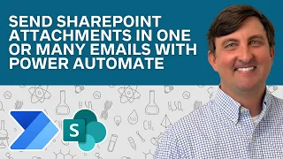 Send SharePoint Attachments In One Or Multiple Emails With Power Automate (Ep. 6)