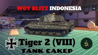 WORLD OF TANKS BLITZ INDONESIA - TANK CAKEP, Cara Main Tank Tiger 2 (Map Faust)