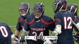 Virginia (UVA) vs North Carolina (UNC) Lacrosse Highlights | 2023 College Lacrosse