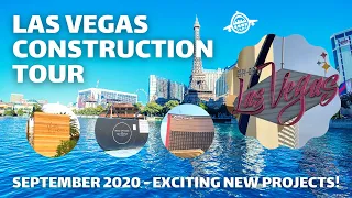 Las Vegas Construction Tour September 2020! - New Strip Casino, Tesla Tunnels & A New Hockey Arena!