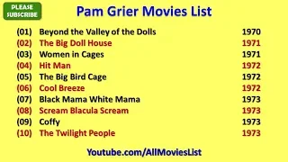 Pam Grier Movies List