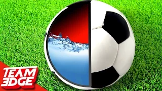 Water Filled Soccer Ball Challenge!!