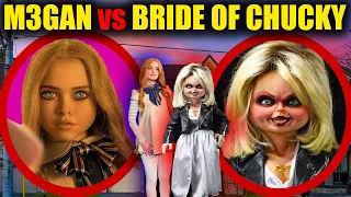 if you see M3GAN vs CHUCKY’S BRIDE in real life, RUN! (Girlfriend defends me)