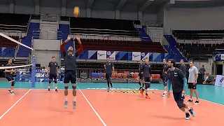 Volleyball. Attack hit (spike). Training. Russia. Zenit St. Petersburg team - 2021 #4