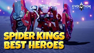 SPIDER KINGS BEST HEROES & EQUIPMENT | ETERNAL EVOLUTION