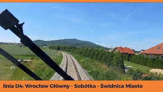 KD linia D4: Wrocław Główny - Sobótka - Świdnica Miasto CABVIEW