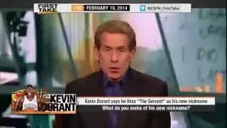 Kevin Durant Wants To Be Called 'The Servant'!     ESPN First Take