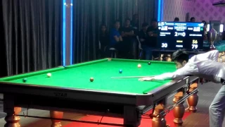 Lee Kok Leong 81 break - 3rd frame. Semi final