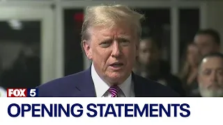 Trump hush money trial: Opening statements