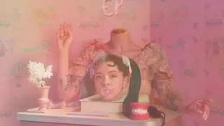 Melanie Martinez- glued with lowered backing vocals