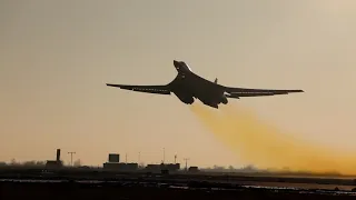 Missile launches. Tu-160 and Tu-95MS. Strategic Nuclear Forces of Russia.