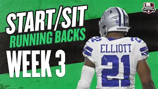 2021 Fantasy Football - MUST Start or Sit Week 3 Running Backs -  Every Match Up!!!