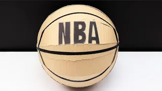 Diy | How To Make NBA Ball From Cardboard At Home