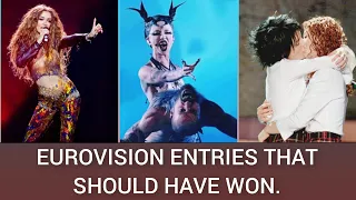 Eurovision Entries that should have won.